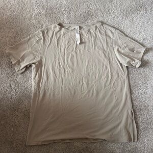 lululemon athletica Tan Short Sleeve Tee
